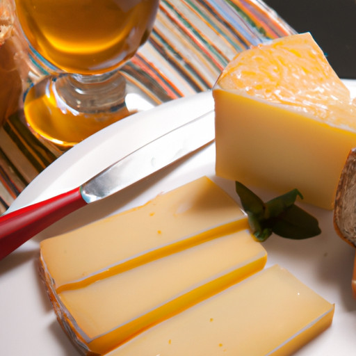 Apenas um prato de queijo Havarti de varizes 39944